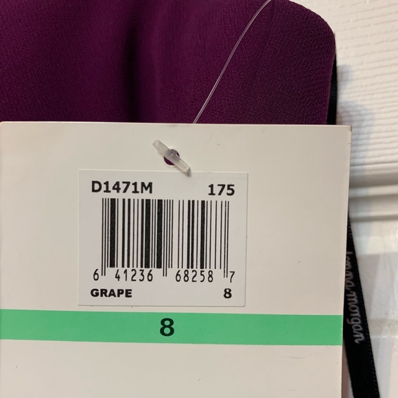 NWT Donna Morgan grape full length dress size 8 - Picture 5 of 5